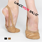 Artistic Gymnastic Mordern Shoes Leather Dance Sandals